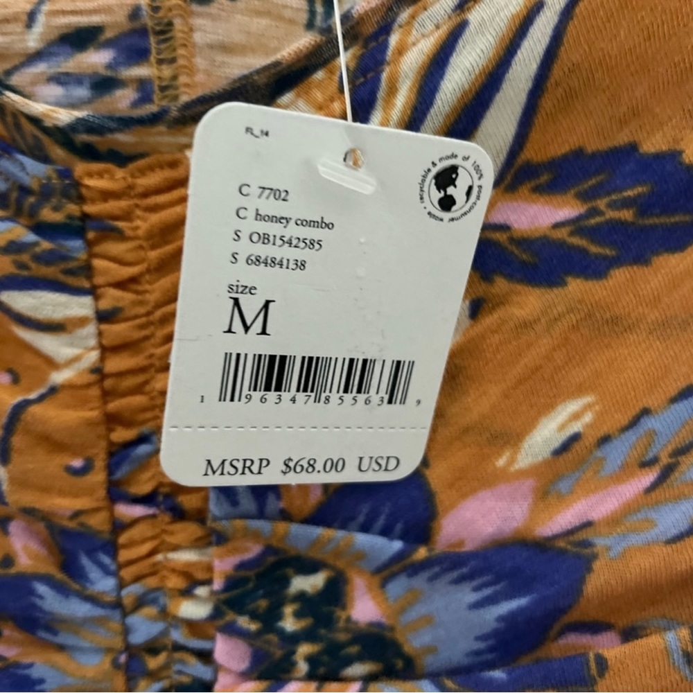 🚨🆕FINAL SALE PRICE🚨FREE PEOPLE DREAMED OF YOU TEE-HONEY COMBO - Picture 15 of 16